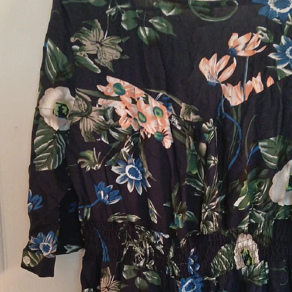 H&M Floral Bell Sleeve Maxi Sundress - Picture 10 of 12